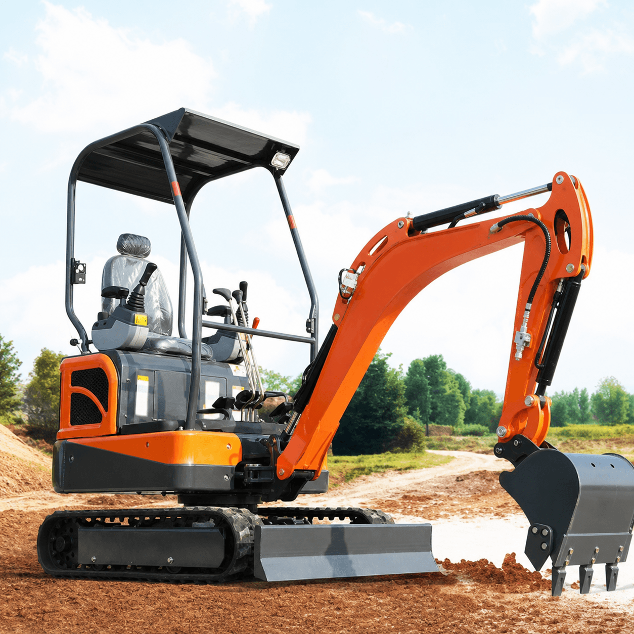 Compact Excavation in Confined Sites — Mini Excavators