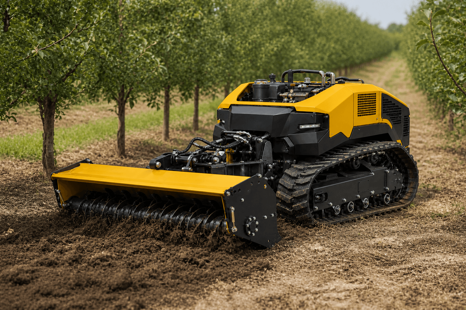 Remote Mowing on Difficult Terrain — Remote Control Mowers